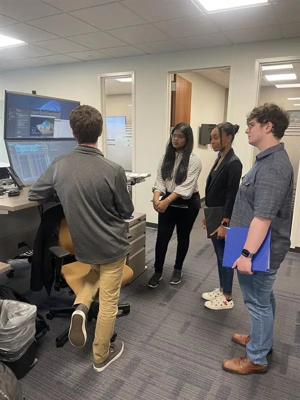Interns Shadowing NOC Team Lead