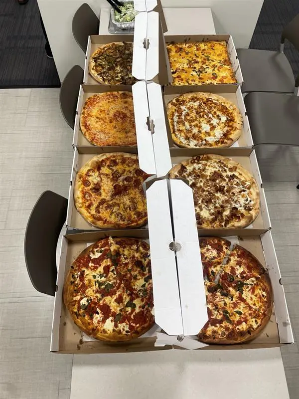 Pizza Pie Options on Pie Day