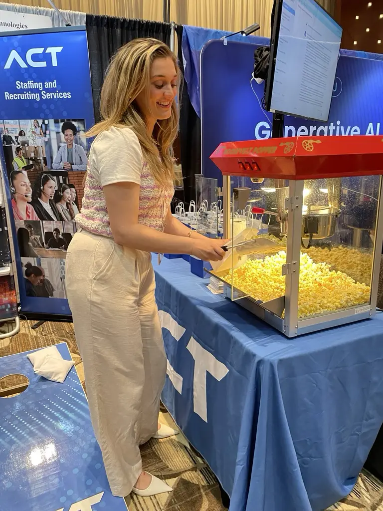 Serving Popcorn at NJCPA